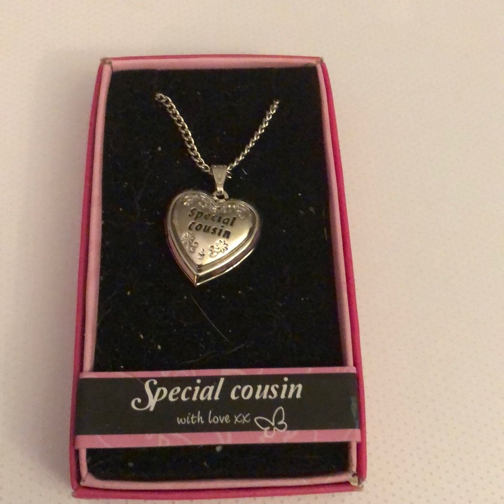 Special Cousin Silver Locket
